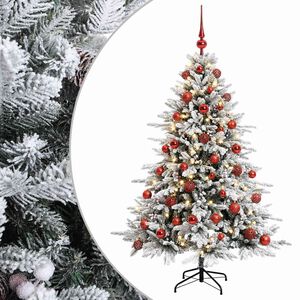 vidaXL &Aacute;rvore de Natal artificial com bolas 120 cm 150 LED