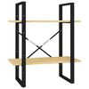 vidaXL Estante com 2 prateleiras 60x30x70 cm pinho maci&ccedil;o