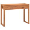 vidaXL Secret&aacute;ria com 2 gavetas 100x40x75 cm madeira de teca