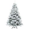 vidaXL &Aacute;rvore de Natal Artificial com 300 LEDs Branco 180 cm PE e PVC