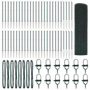 vidaXL Poste de Cerca Verde