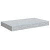 vidaXL Prateleiras de parede 4 pcs 40x23x3,8 cm MDF cinzento-cimento