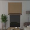 vidaXL Cortina Veneziana Marrom Claro com Padr&atilde;o 213 x 120 cm PVC