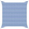 vidaXL Vela de Sombra Azul e Branco 2,5 x 2,5 m HDPE