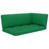 vidaXL 4 pcs conj. lounge paletes c/ almofad&otilde;es pinho impregnado