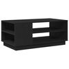 vidaXL Mesa de centro Carvalho Preto 102 x 55 x 43 cm