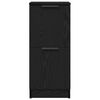 vidaXL Buffet 2 pcs Carvalho Preto 30 x 30 x 70 cm Madeira processada