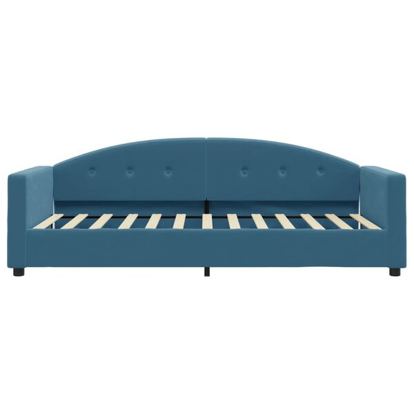 vidaXL Sof&aacute;-cama 90x200 cm veludo azul