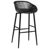 vidaXL 7 pcs conjunto de bar preto