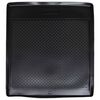 vidaXL Tapete de Porta-Malas Preto Borracha