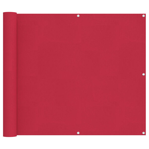 vidaXL Tela de Varanda Borgonha 100 x 800 cm Tecido Oxford