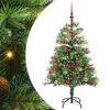 vidaXL &Aacute;rvore de Natal Artificial Verde 150 cm PVC e Metal