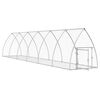 vidaXL Coelheira 600x105x120 cm aço galvanizado prateado