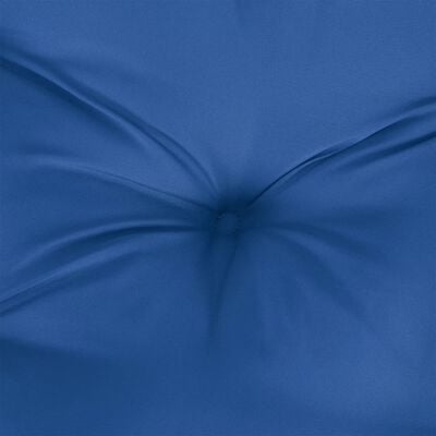 vidaXL Almofadão p/ banco de jardim 110x50x7 cm tecido azul