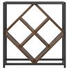 vidaXL Escorredor de Vinho Carvalho Defumado 51 x 18 x 52,5 cm