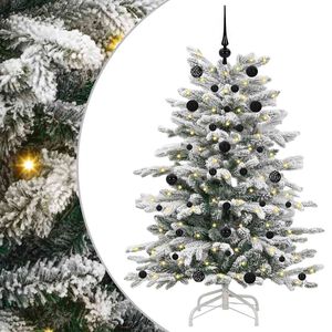 vidaXL &Aacute;rvore de Natal Articulada Artificial Branco 150 cm PE e PVC