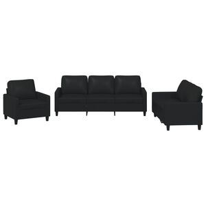 vidaXL 4 pcs conjunto de sof&aacute;s c/ almofad&otilde;es couro artificial cinzento