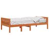 vidaXL Cama de criança sem colchão 75x190 cm pinho maciço castanho-mel