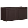 vidaXL Caixa para almofadões 86x40x42 cm 85 L castanho