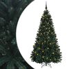vidaXL &Aacute;rvore de Natal artificial verde-escuro com bolas 180 cm