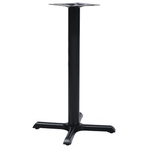vidaXL Perna para mesa de bistr&ocirc; 56x56x72 cm ferro fundido preto