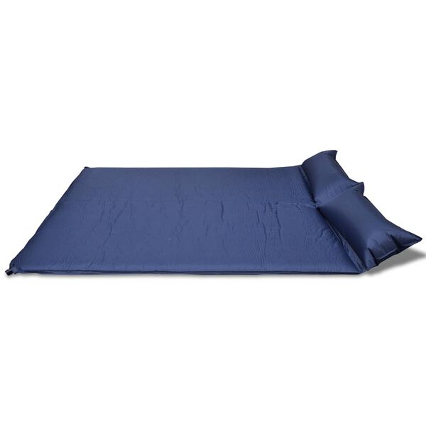 Colchão de dormir autoinsuflável 190x130x5 cm (duplo) azul