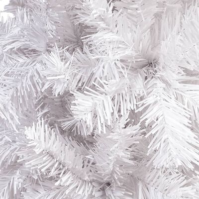 vidaXL Árvore de Natal fina 180 cm branco