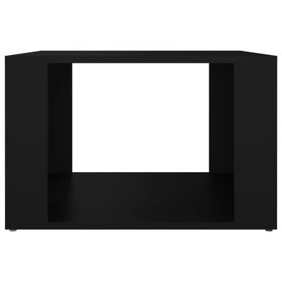 vidaXL Mesa de cabeceira 57x55x36 derivados de madeira preto