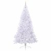 vidaXL &Aacute;rvore de Natal Artificial com 300 LEDs Branco 240 cm PVC e A&ccedil;o