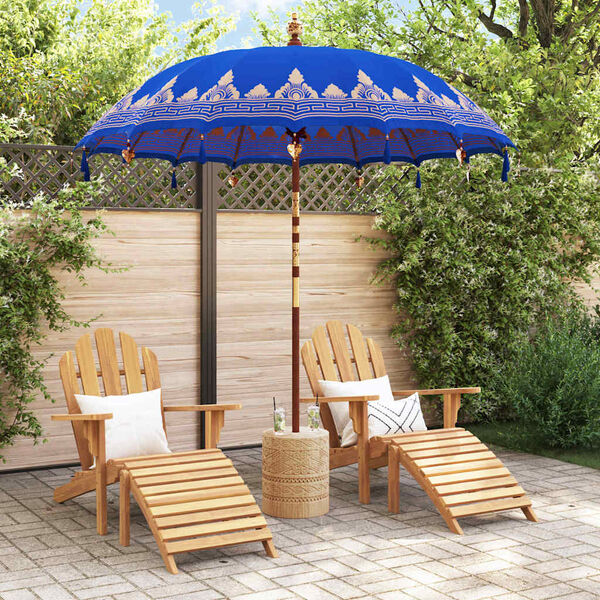 vidaXL Parasol Balin&ecirc;s Azul 215 x 215 x 260 cm