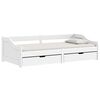 vidaXL Sof&aacute;-cama com 2 gavetas 90x200 cm madeira de pinho maci&ccedil;a IRUN