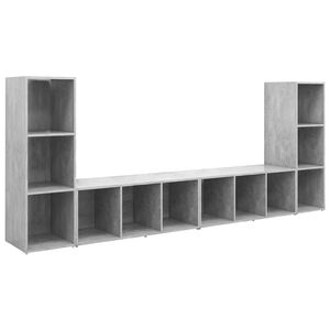 vidaXL | Gabinete para TV | 4 pcs 37 x 35 x 107.5 cm