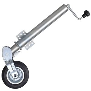 vidaXL Roda j&oacute;quei reboque 2 tubos suporte/2 bra&ccedil;adeiras divis&atilde;o 60mm