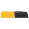 vidaXL Lomba redutora de velocidade 97x32,5x4cm borracha preto/amarelo