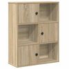 vidaXL Estante 60x24x76,5 cm derivados de madeira carvalho sonoma