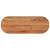 vidaXL Tampo de mesa oval 140x50x3,8 cm madeira de ac&aacute;cia maci&ccedil;a