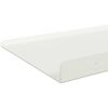 vidaXL Prateleira Flutuante 2 pcs Branco 60 x 18 x 2,5 cm A&ccedil;o