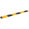 vidaXL Lomba 323x32,5x4 cm borracha preto e amarelo