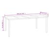 vidaXL 9 pcs conjunto de jantar para exterior a&ccedil;o