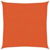 vidaXL Para-sol estilo vela 160 g/m&sup2; 2,5x2,5 m PEAD laranja