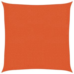 vidaXL Para-sol estilo vela 160 g/m&sup2; 2,5x2,5 m PEAD laranja