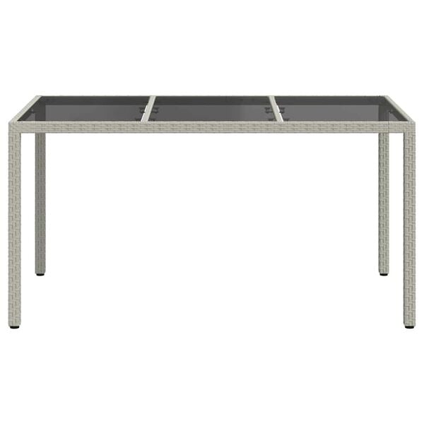 vidaXL Mesa de Jantar para Jardim Branco 150 x 90 x 75 cm