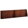 vidaXL Muro de Conten&ccedil;&atilde;o 2 unid. 80 x 12 x 50 cm A&ccedil;o Corten