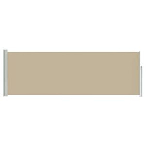 vidaXL Toldo Lateral Retr&aacute;til Retangular 300 x 100 cm Poli&eacute;ster Bege