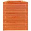 vidaXL Vaso/floreira de jardim 110x40x45,5 pinho maciço castanho mel