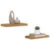 vidaXL Prateleira de Parede 2 pcs Bege 50 x 23 x 4 cm