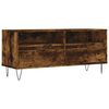 vidaXL M&oacute;vel p/ TV 100x34,5x44,5 cm derivados madeira carvalho fumado
