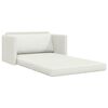 vidaXL Sof&aacute;-Cama 110cm Branco Couro Artificial