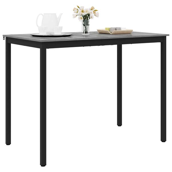 vidaXL Mesa de Bar em P&eacute; Madeira processada