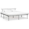 vidaXL Estrutura de cama metal 200x200 cm cinzento